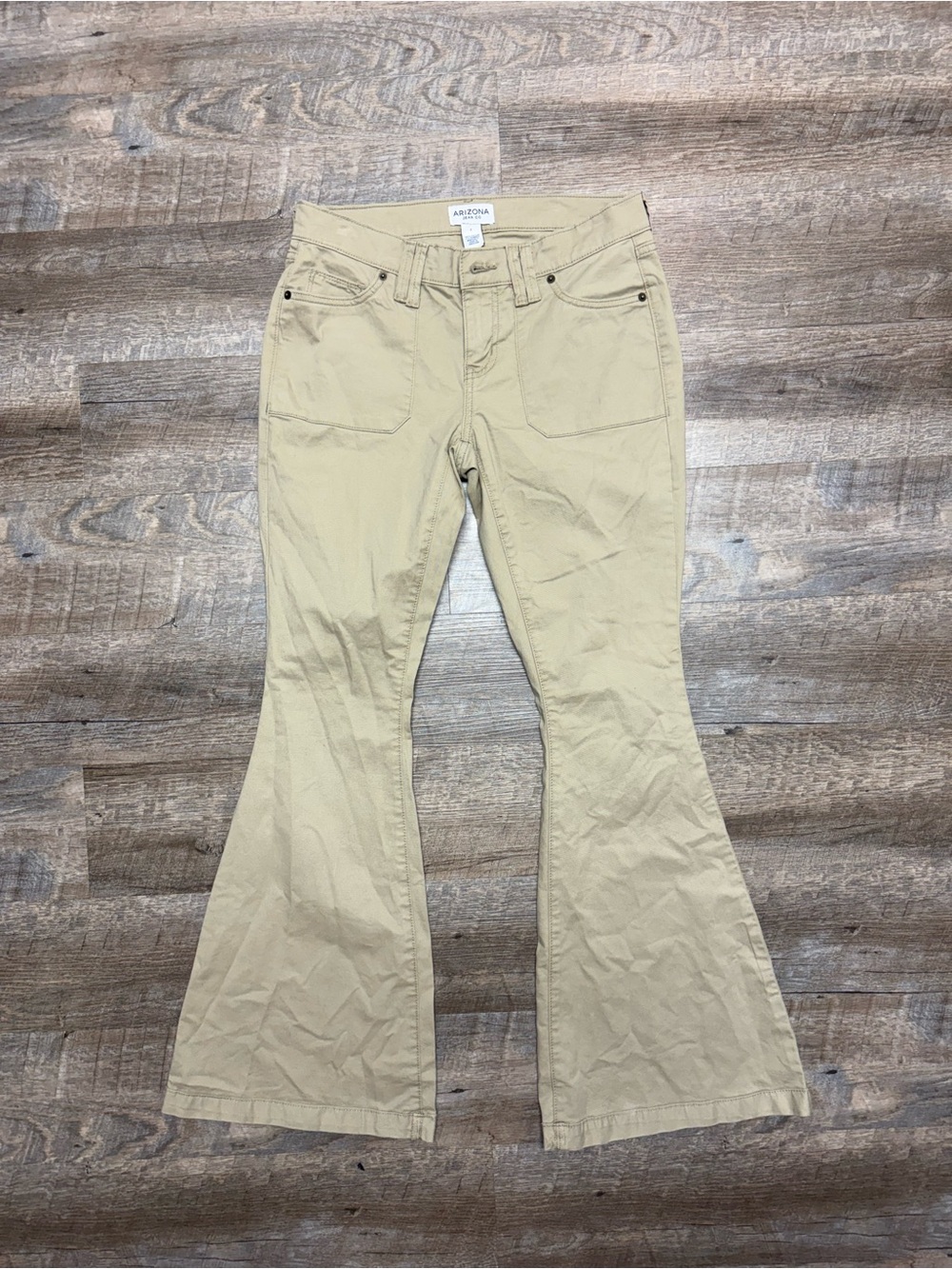 Arizona Jean Company Khaki Boot Cut Pants
